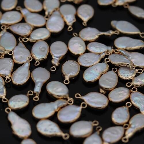 Natural Freshwater Cultured Irregular Pearl Pendant High Quality Pearl DIY Necklace Bracelet Accessories