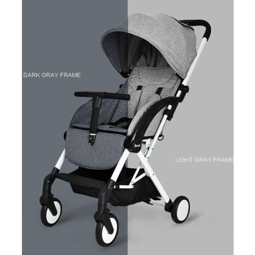 Luxury Baby Stroller Lightweight Walking Foldable Travel System Prams for Newborns Baby Trolley Carriage Portable Cart Wheels