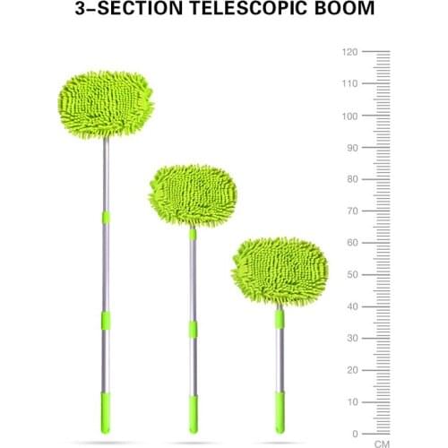 Chenille Detailing Brushes Adjustable Handle Cleaning Mop For Car Cleaning Soft Broom Window Wash Mops Car Dust Remover Brush