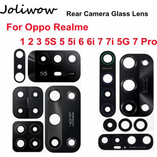 Rear Camera Glass Lens For Oppo Realme 1 2 3 5S 5 5i 6 6i 7 7i 5G 7 Pro Back Main Camera Glass Lens Replacement