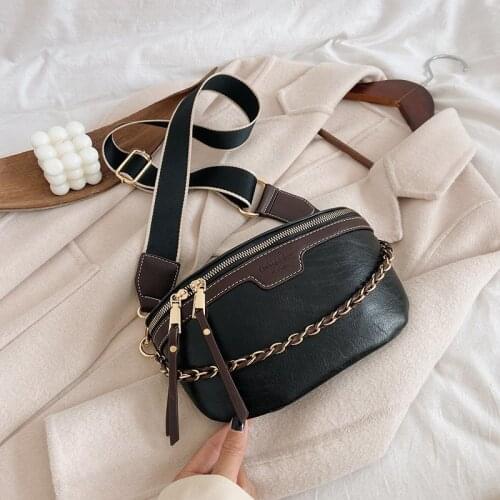 Fashion Women Chest Bag Luxury Pu Crossbody Bags For Women Messenger Bag Ladies 2021 Designer Women Belt Shoulder Bag Handbags
