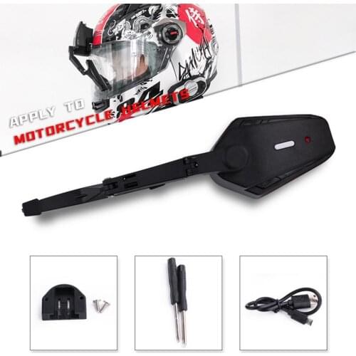 Motorcycle Helmet Wiper Universal IP5 Waterproof Windshield Helmet Wiper 600mAh USB Safety Wipers For MOTO Safety Accessories