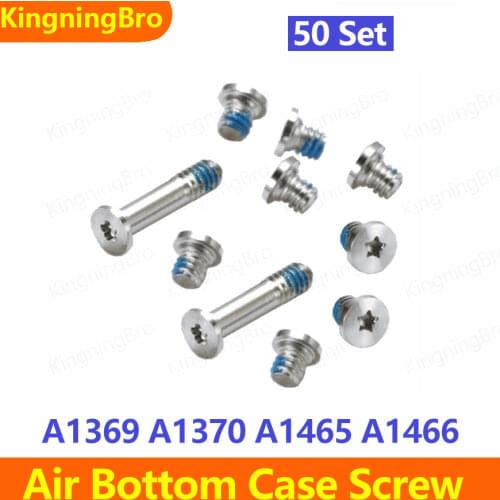 50Sets/lot New Bottom Case Screw Set For Macbook Air A1369 A1370 A1465 A1466 2010-2016