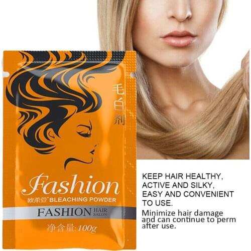 Fading Powder Cream Hair Dioxygen Emulsion Material Powder Bleaching 100g Agent Protein Bleaching Whitening Hair S7I2