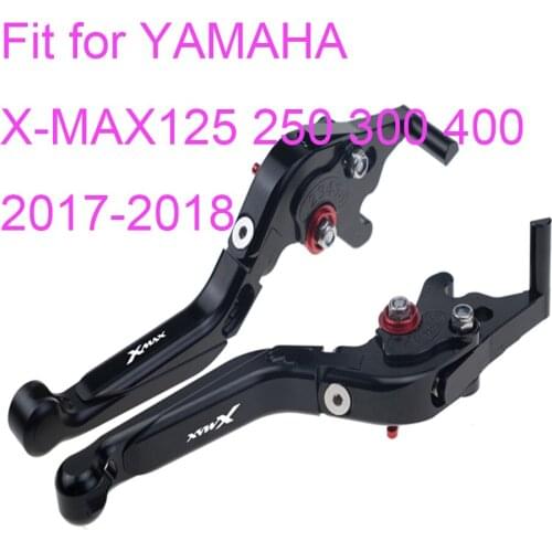 Motorcycle Left and Right Folding Extendable Brake Clutch Levers for YAMAHA X-MAX XMAX 125 250 300 400 accessories 2017-2018