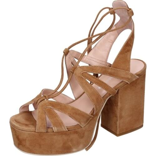 SERGIO CIMADAMORE sandals women brown suede