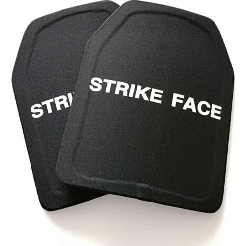 2pcs UHMWPE Bulletproof Plate 10" x 12" NIJ IIIA 3A Stand Alone Strike Face Ballistic Plate for Body Armor