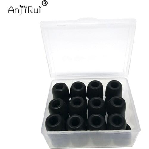20 pcs/10 pair ANJIRUI T200 memory foam ear pads (L M S) foam tips for in-ear earphone headset earphones enhanced bass Ear Pads