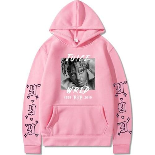 2021 Rapper Rip Juice Wrld Men Hoodies Hip Hop Sweatshirts Streetwear Fashion Men Women Hoodies Popular Hooded Pullovers Hoody