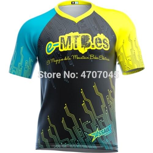 2019 downhill Jersey Mountain maillot Off Road spexcel MTB jersey DH Bike cycling Jersery Motocross Jersey Quick Dry