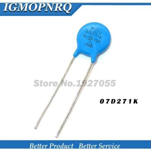 20pcs varistor 10D271K 270V piezoresistor 10D271