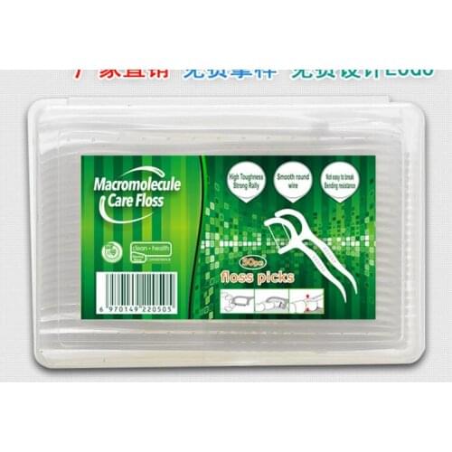 480boxes 24000pcs 100% food grade high polymer toothbrush dental floss stick dental cleaning care tool oral cleaning toothpick