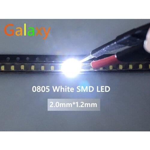 5000PCS Time-limited Limited Surface Mount 0805 White Smd Led Super Bright Lamp Lights-emitting Diodes