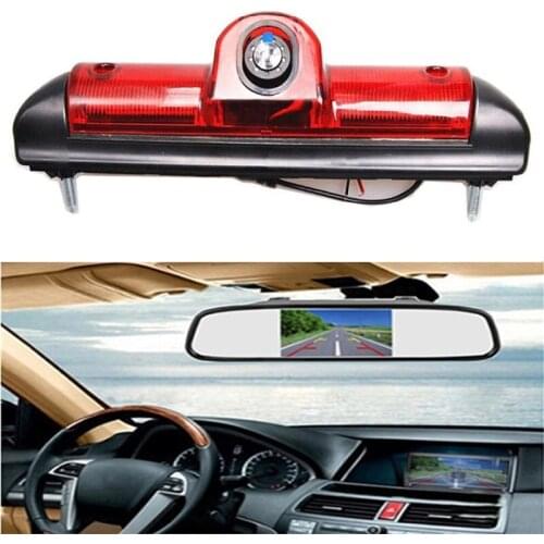 Brake light car camera for Fiat Ducato Peugeot Boxer Citroen 7"LCD reversing camera rearview parking system 4.3"LCD AUTO PARTS