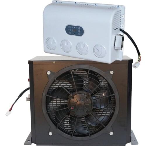 Automotive 12V 24V A/C Air Conditioning Kit for Truck Minibus Van Tractor Digger RV Excavator AC Air Conditioner