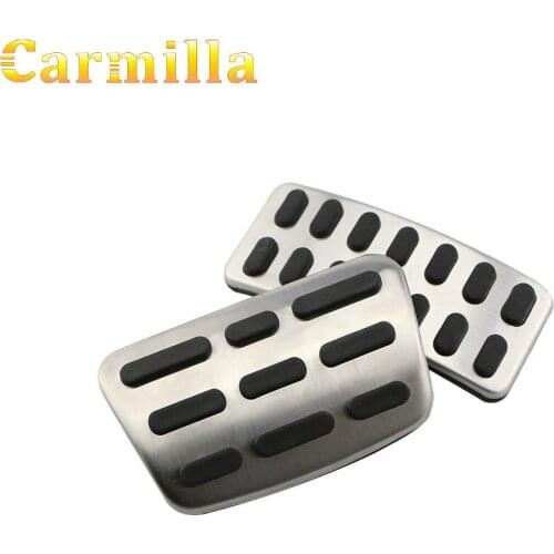 Stainless Steel Car Accelerator Gas Brake Pedal Clutch Pedals Case for Hyundai Verna Solaris Sedan Hatchback 2012 - 2015