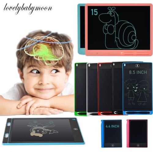 4.4/8.5/10/12/15inch LED Writing Tablet Electronic Notepad Portable Smart Drawing Graphics Handwriting Board Kids Drawing Toys