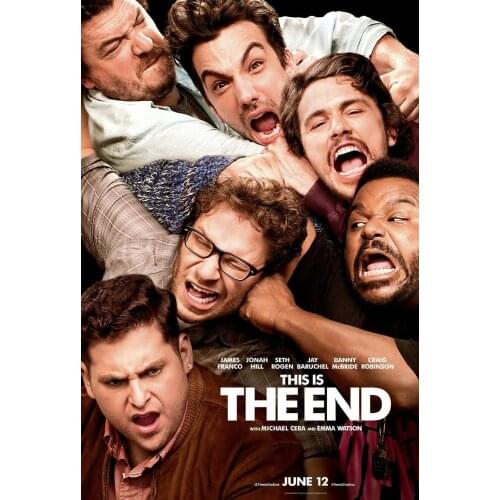 This Is The End Movie Art print Silk poster Home Wall Decor