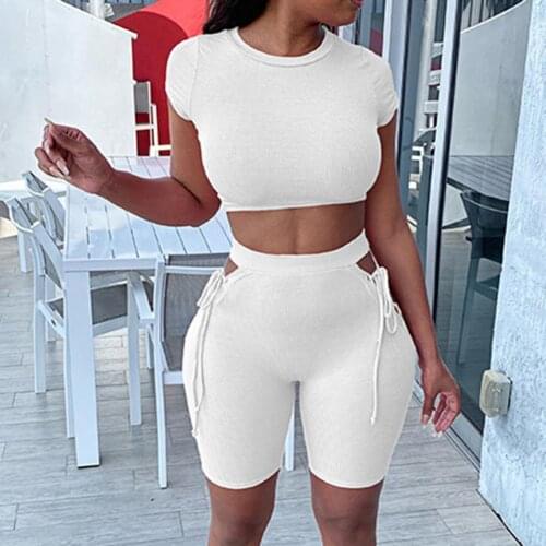 T-Shirts Women Summer fashion Outfit Round Neck Slim-fit Solid Color Women Fashion T-shirt Outfit for Summer Womens Clothing