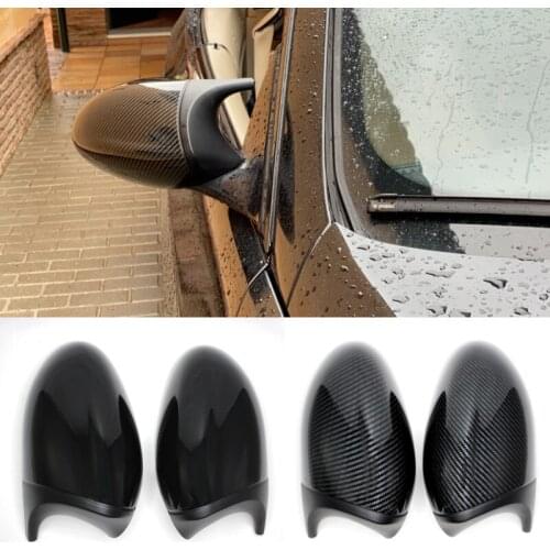 M3 Style 2x Mirror Cover E90 Car Rearview Mirror Cover Cap For BMW E90 E91 PRE-LCI 2005-2007 E92 E93 2006-2009 E80 E81 E87