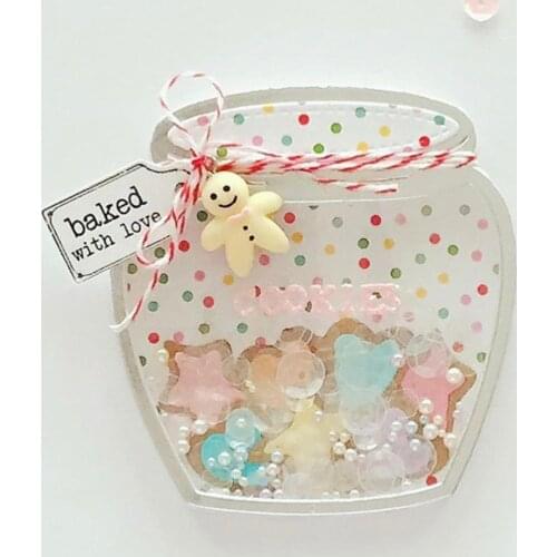 KSCRAFT Honey Pot Shaker Metal Cutting Dies Stencils for DIY Scrapbooking Decorative Embossing DIY Paper Cards