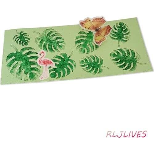 Leaf Slimline Metal Cutting Dies DIY Scrapbooking Card Stencil Paper Craft Handmade Album Handbook Decoration