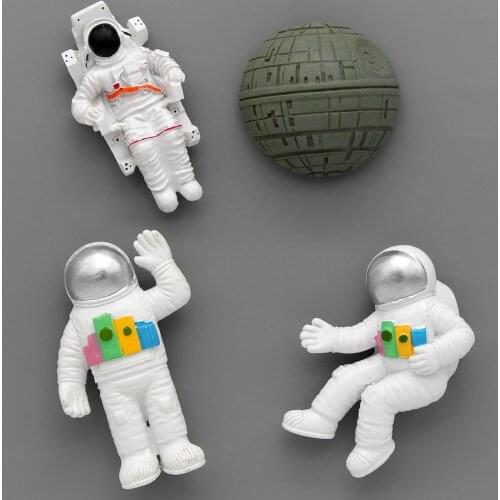 Fridge magnets Astronaut model 3d magnetic refrigerator stickers star space astronaut pilot Cartoon characters collection gifts