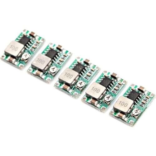5pcs RC Airplane Module Mini 360 DC-DC Buck Converter Step Down Module 4.75V-23V to 1V-17V 18 * 12mm Mini360 LM2596