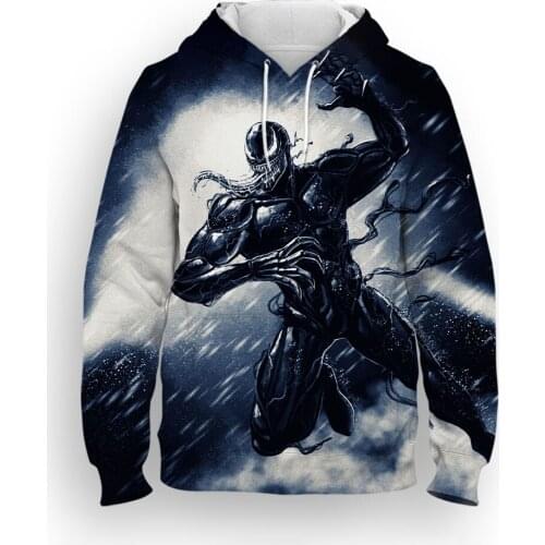 Mens hoodies Venom 3D Print Harajuku Style Sweatshirts Male Fashion Pullover For Children Casual Autumn Women Clothes