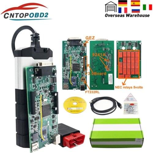 Newest 2017.R3 Multidiag Pro + V3.0 NEC Relays Bluetooth Scanner 2016.00 with Keygen for Car/Truck OBD2 Diagnostic Auto tool