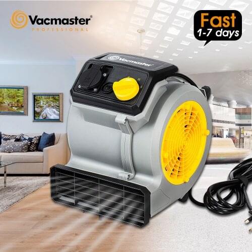 Vacmaster Floor Dryer Portable Air Mover For Fast Drying and Cooling 2 in 1 Blower and Dryer 125W 3 Speeds for Choice