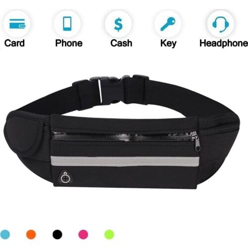 Waist Bag Belt Running Jogging Hiking Cycling Gym Fitness Bag Waterproof Phone Container Holder Women Running Belt