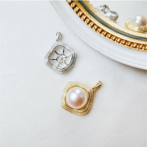 S925 Sterling Silver Screw Eye Pin Bail Top Drilled Beads End Cap For DIY Pearl Charm Pendant Connectors Jewelry Making