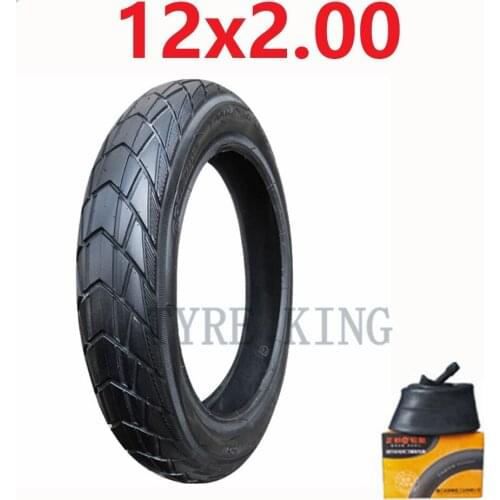 High Quality 12x2.00 Inner Outer Tyre 12 Inch 12x2.0 Pneumatic Tire for Electric Bicycle, Childrens Bike Accessories