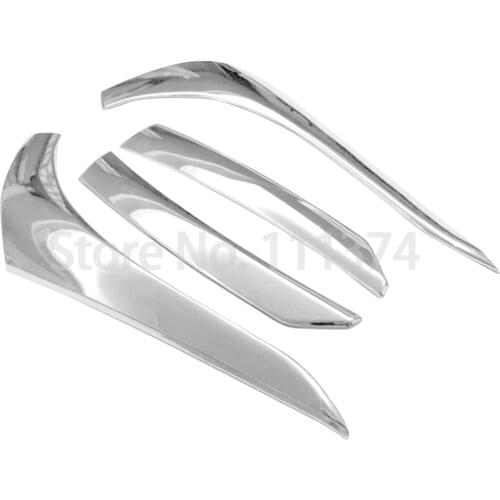 ABS Chrome For Mitsubishi Outlander 2016 2017 2018 2019 Taillight Trim Rear Tail Lamp Light Cover Decoration Sport Accessories