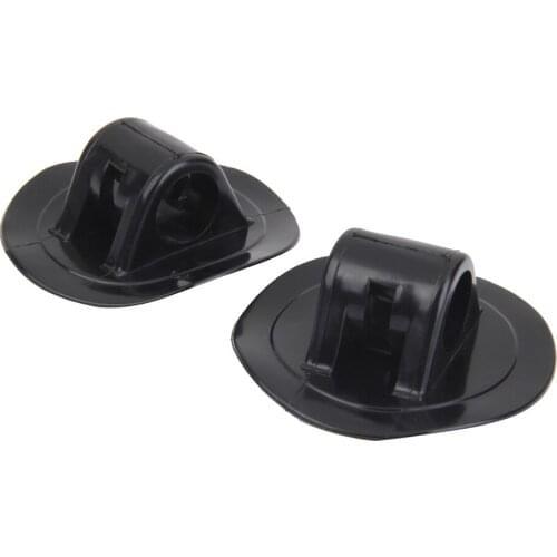 2pcs PVC Marine Boat Kayak Canoe Engine Mount Boat Motor Stand Holder Accessory Boat Holder Black