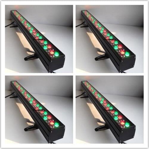 4 pieces 72x3w rgbw dj bar LED Wash Beam Wall Washer Light indoor led wall washer stage light