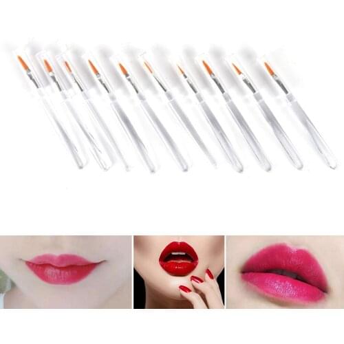 5Pcs Makeup Brushes Portable Flexible Lip Brush Multifunctional Lip Brushes Lipstick Make up Brush Tools