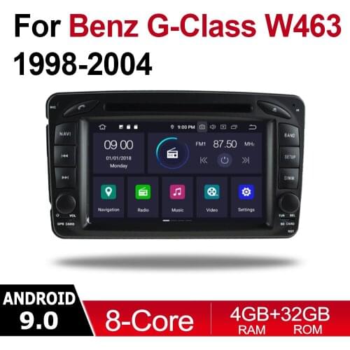 7" Android Car Multimedia player 2 Din WIFI GPS Navigation Autoradio For Mercedes Benz G Class W463 1998~2004 NTG touch screen