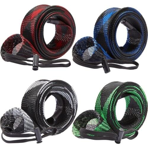 Bassdash Casting Spinning Fishing Rod Sleeves Protective Rod Socks for Fishing Poles Up to 7-1/2ft