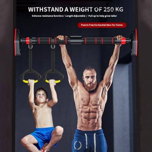 Door Horizontal Bars Steel 500kg Home Gym Workout Chin push Up Pull Up Training Bar Sport Fitness Sit-ups Equipments Heavy Duty