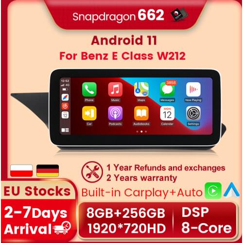 HD Android 10 8 core 4G+64G 4G LTE Car GPS Navigation Multimedia Player for Mercedes Benz E Class W212 E200 E230 E260 E300 S212