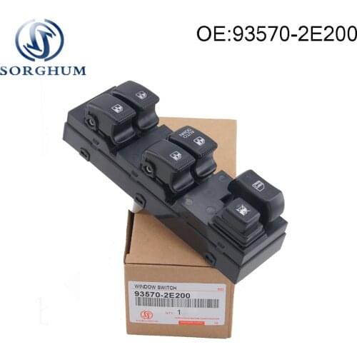 Left Side Master Window Switch Button 93570-2E200 935702E200 For Hyundai Tucson 2005-2013