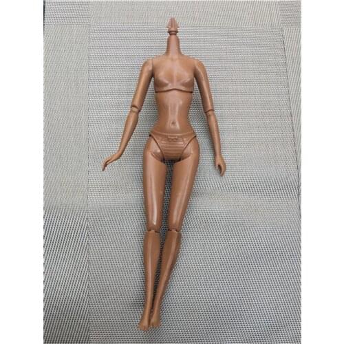 Female Doll Brown Body Toy Original 22 Joints Movable Doll Toy Gift Doll Accessories Kids Christmas Gifts Princess Doll Body