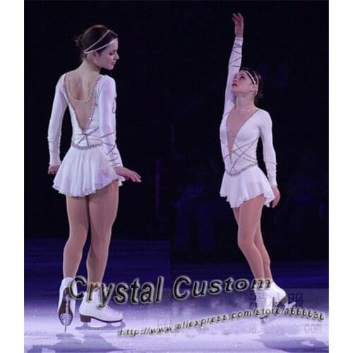 Hot Sales Custom Figure Skating Dresses For Women Elegant New Brand Vogue Ice Skating Dresses For Competition DR2900