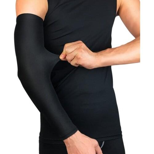 New 1pc Arm Sleeve Long Breathable Sports Safety Sunshade Protective Hand Elbow Protection Cover Sportswear Outdoor