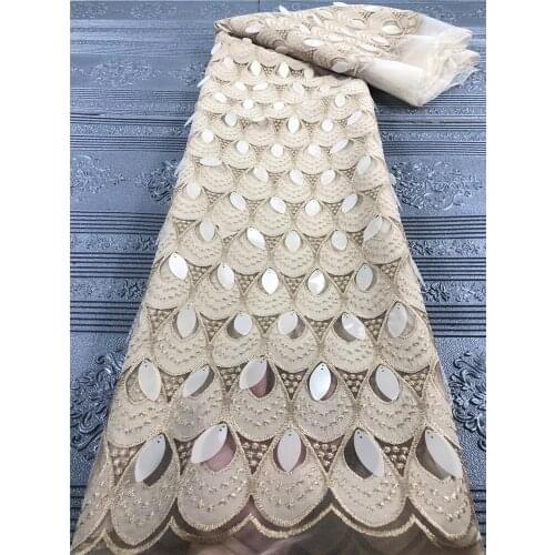 2020 new high-quality French tulle embroidery with transparent sheets, suitable for womens skirt design fabrics