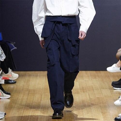 2018 The new mens casual slacks are tailored to suit the high-waisted mens trousers. 27-44!!!Big yards mens clothing