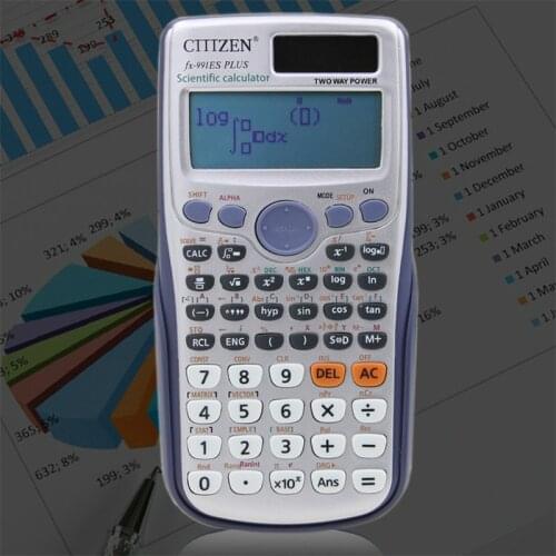 Brand New Fx-991es-plus Original Cute Scientific Calculator Function Student Calculator School Office Two Ways Power Graphing