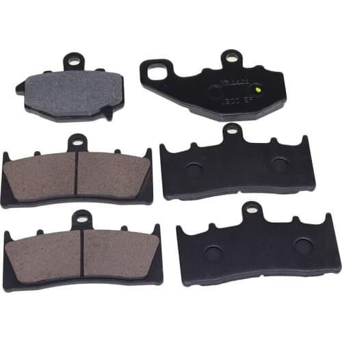 6PCS Motorcycle FRONT REAR BRAKE PADS FOR KAWASAKI ZX600 NINJA ZX6R ZX 6R ZX-6R 1998 - 2002 1999 2000 2001